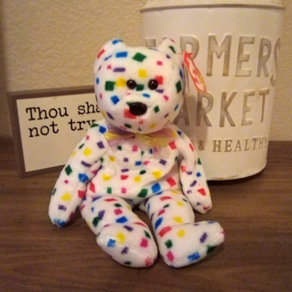 ULTRA RARE TY BEANIE BABY "TY 2K" BEAR